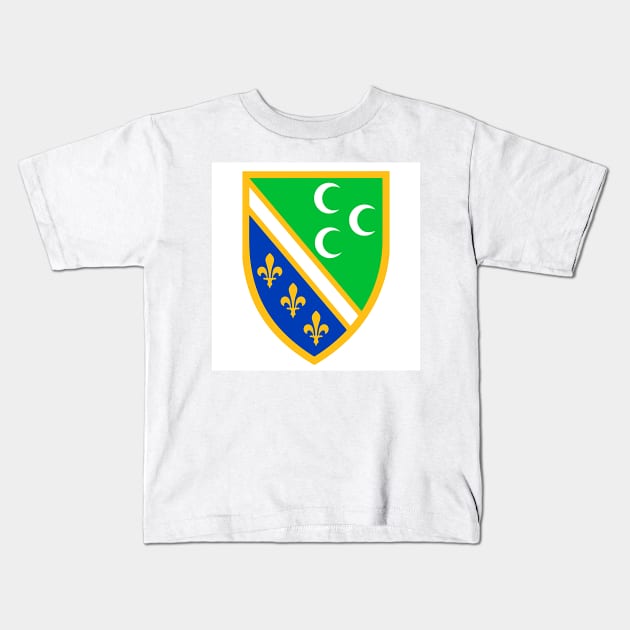 Sandzak grb coats of arms Kids T-Shirt by megadent